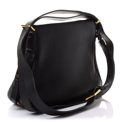 Tom Ford Grained Calfskin Medium Jennifer Crossbody Bag Black 3 of 10
