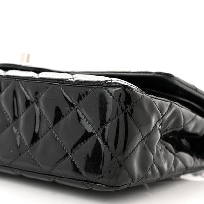 Chanel Patent Quilted Medium Double Flap Black 10 of 10