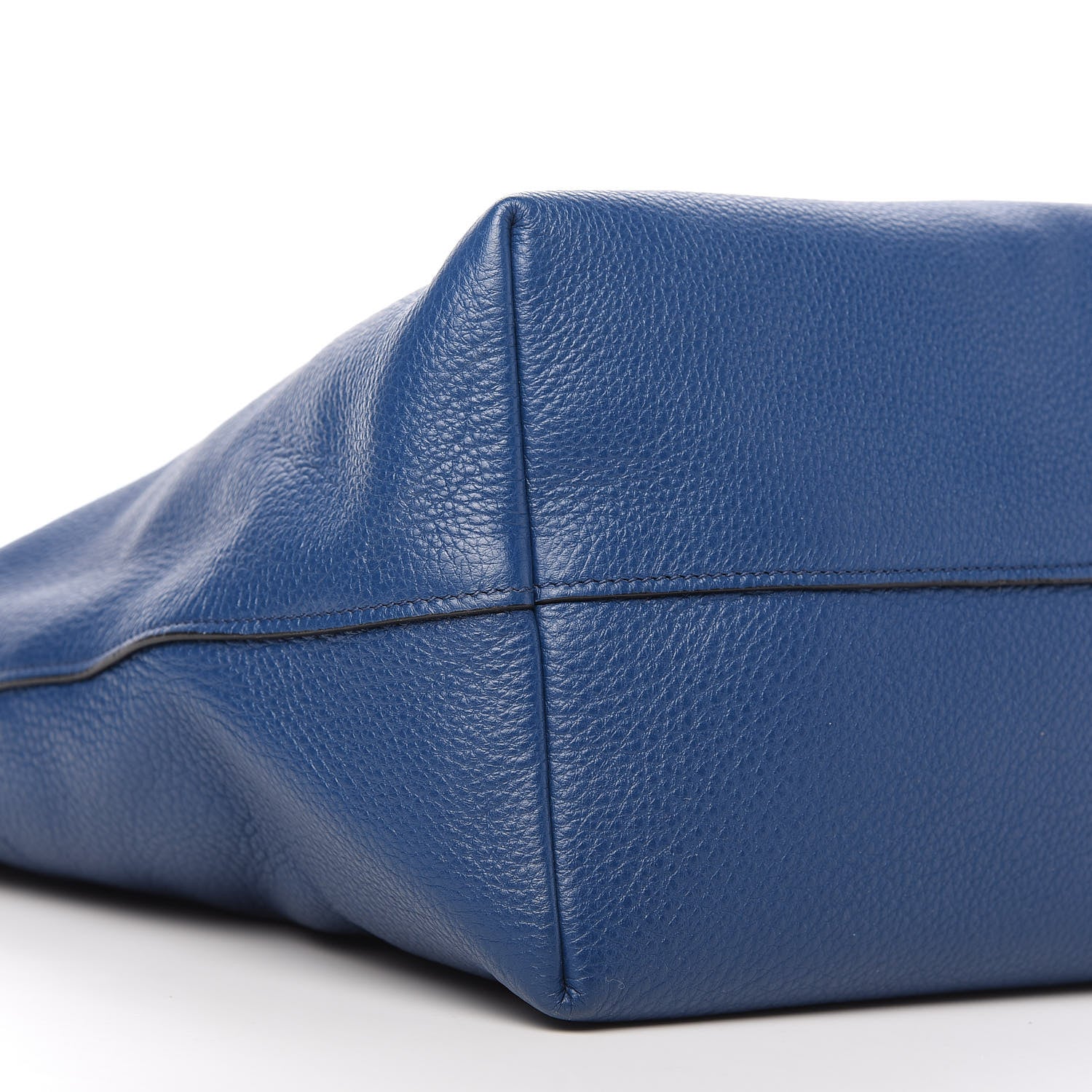 Prada Vitello Phenix Zip Shopping Tote Bluette 5 of 9