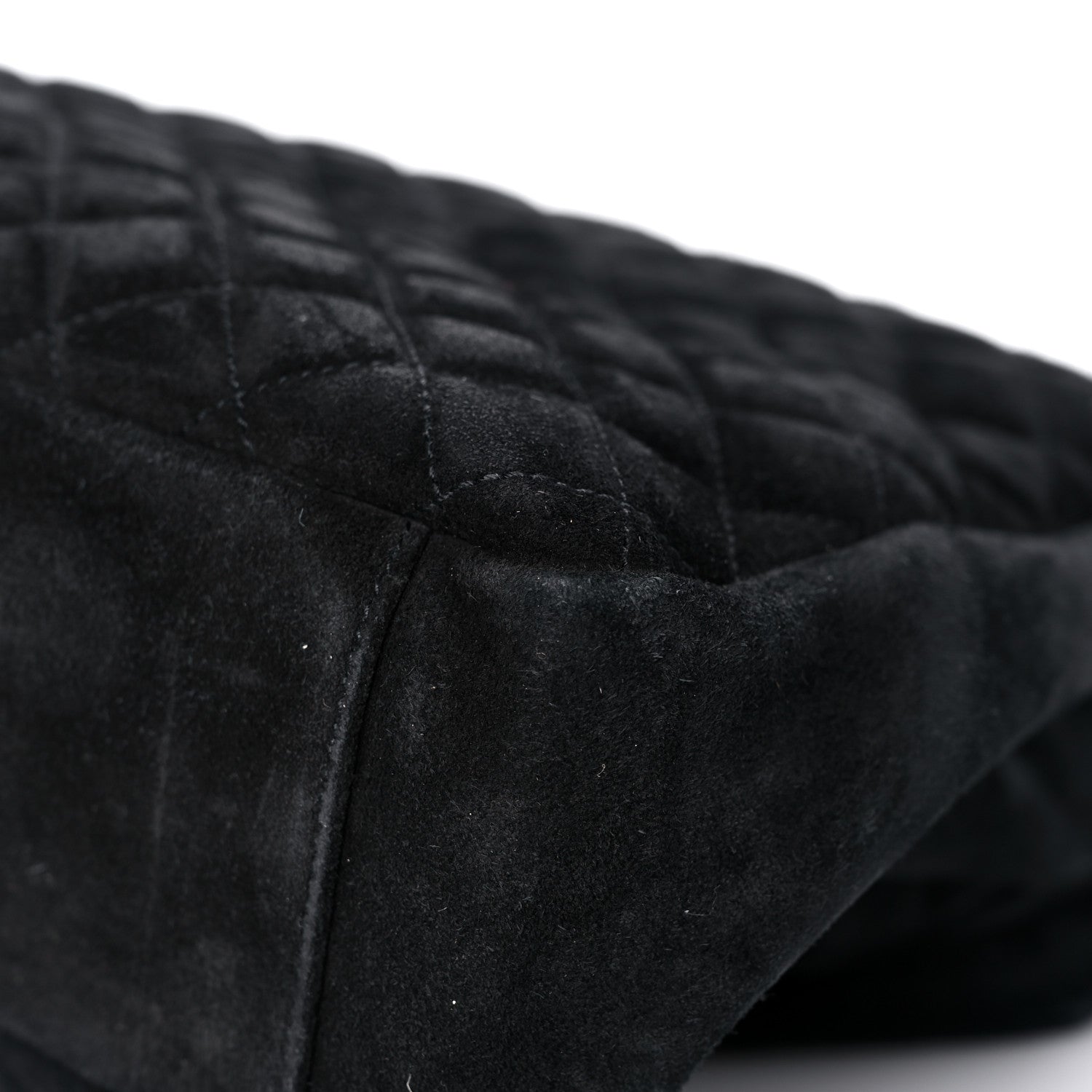 Saint Laurent Suede Mixed Matelasse Tri-Quilt Large Monogram Envelope Satchel Black 11 of 25