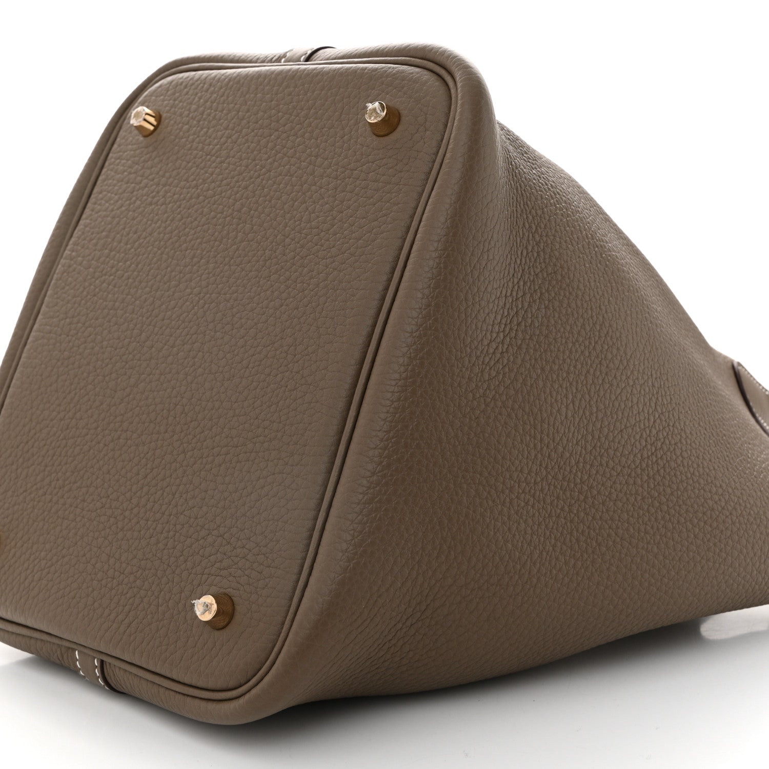 Hermes Taurillon Clemence Picotin Lock 22 MM Etoupe 10 of 10