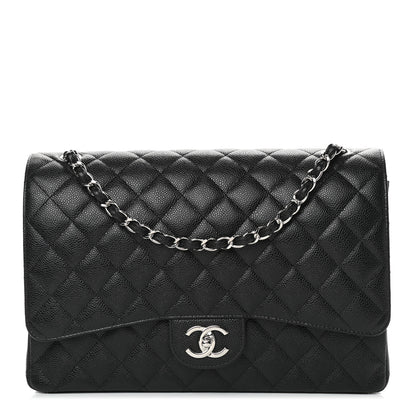 Chanel Caviar Quilted Maxi Double Flap Black 1 of 9