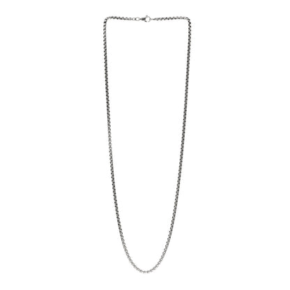 David Yurman Sterling Silver 3.6mm Box Chain Necklace 26" 3 of 4
