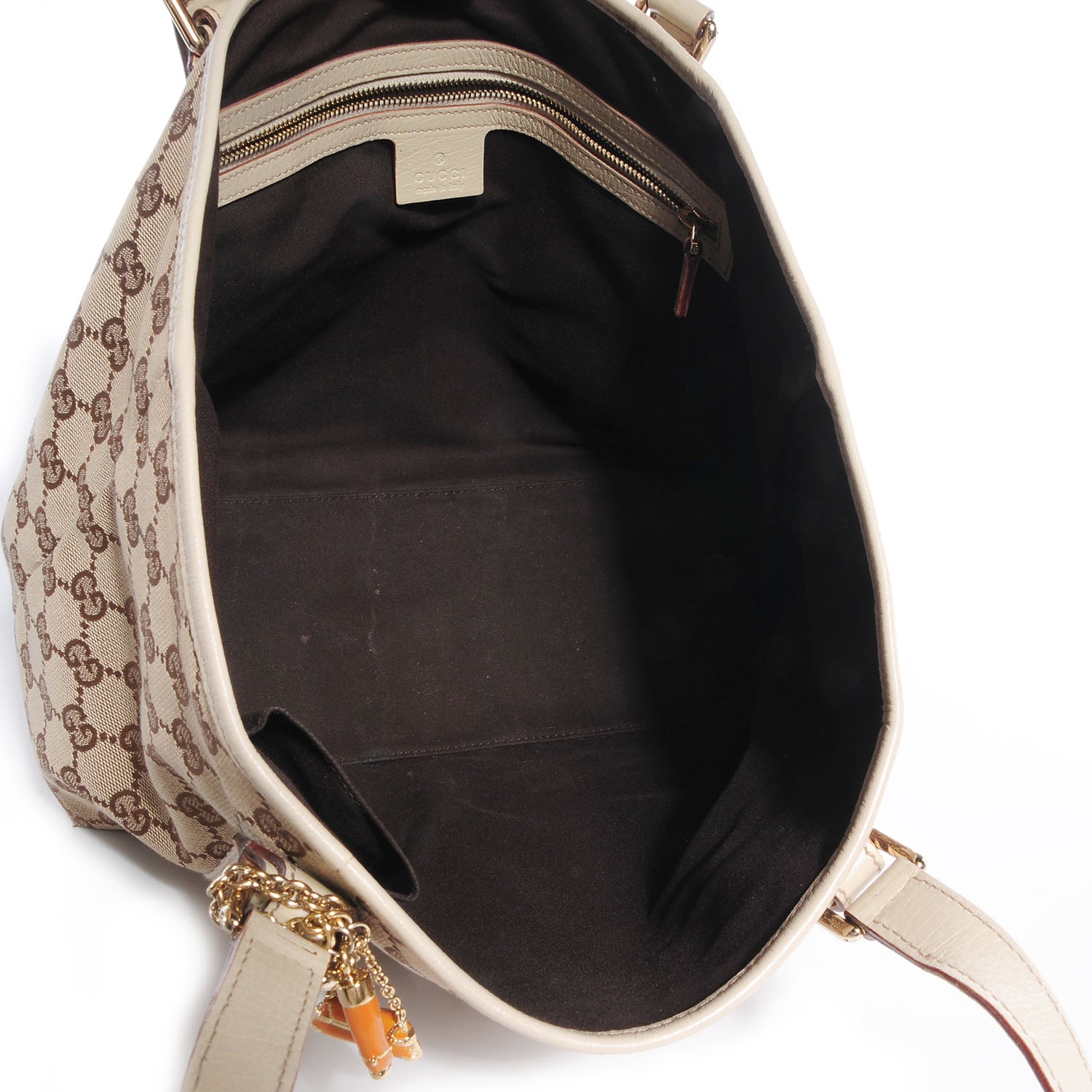 Gucci Monogram Jolicoeur Medium Tote Off White 8 of 10