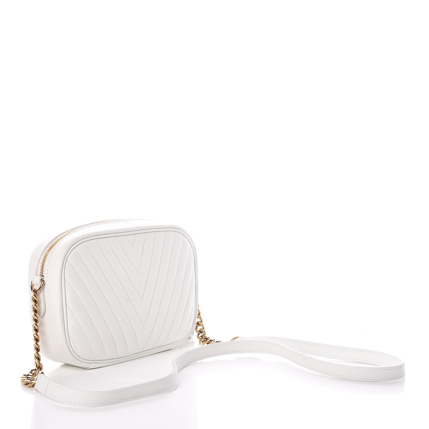 Louis Vuitton Calfskin New Wave Camera Bag White 3 of 11