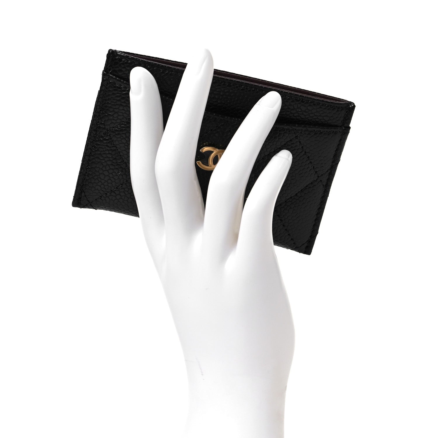 Chanel Caviar Quilted Card Holder Black 2 of 8