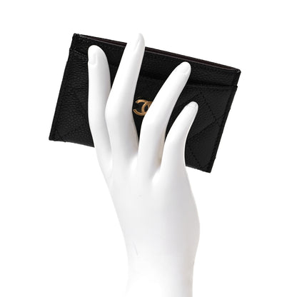 Chanel Caviar Quilted Card Holder Black 2 of 8