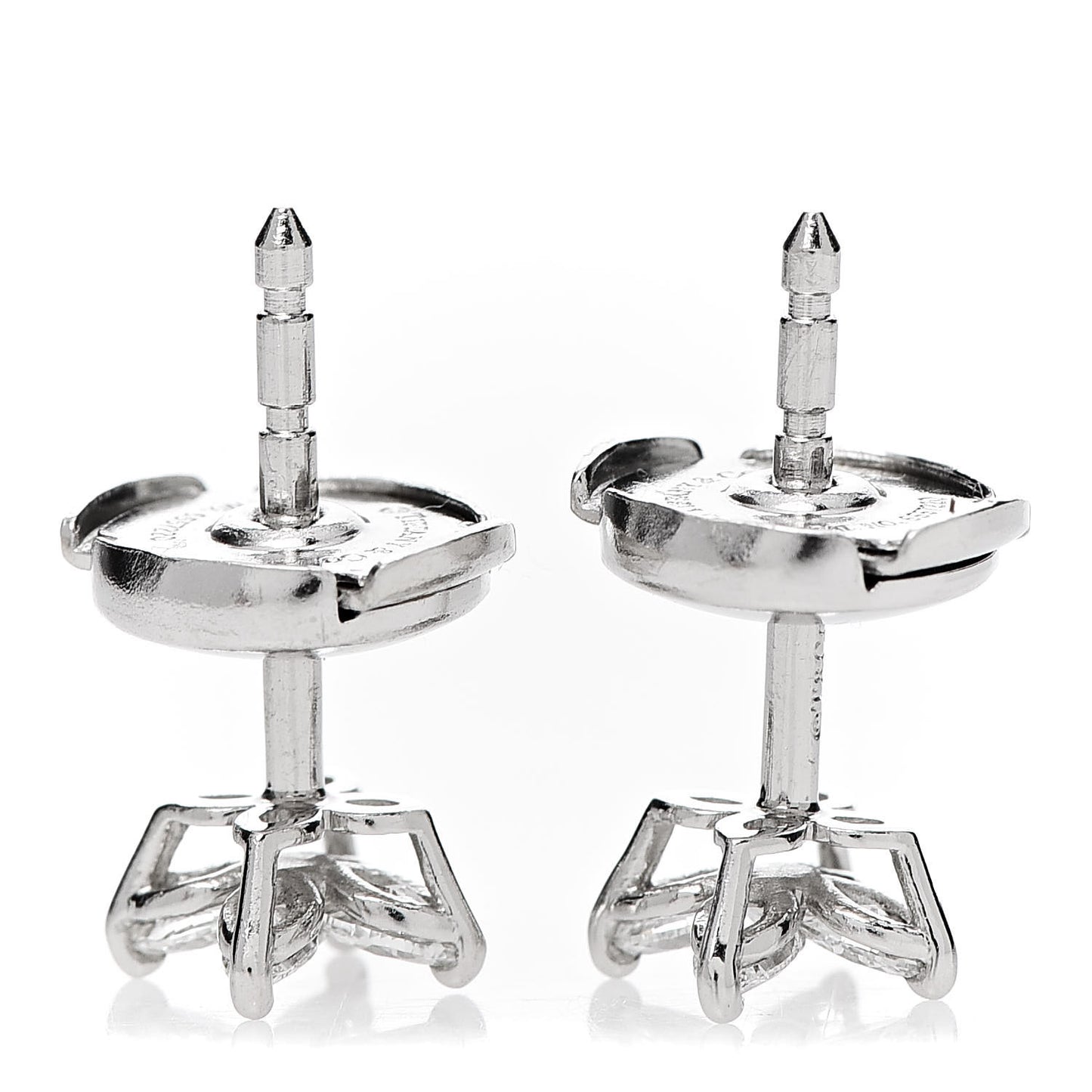 Platinum Diamond .19ct Mini Victoria Earrings