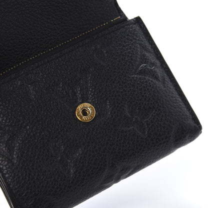 Louis Vuitton Empreinte Zoe Wallet Black 9 of 10