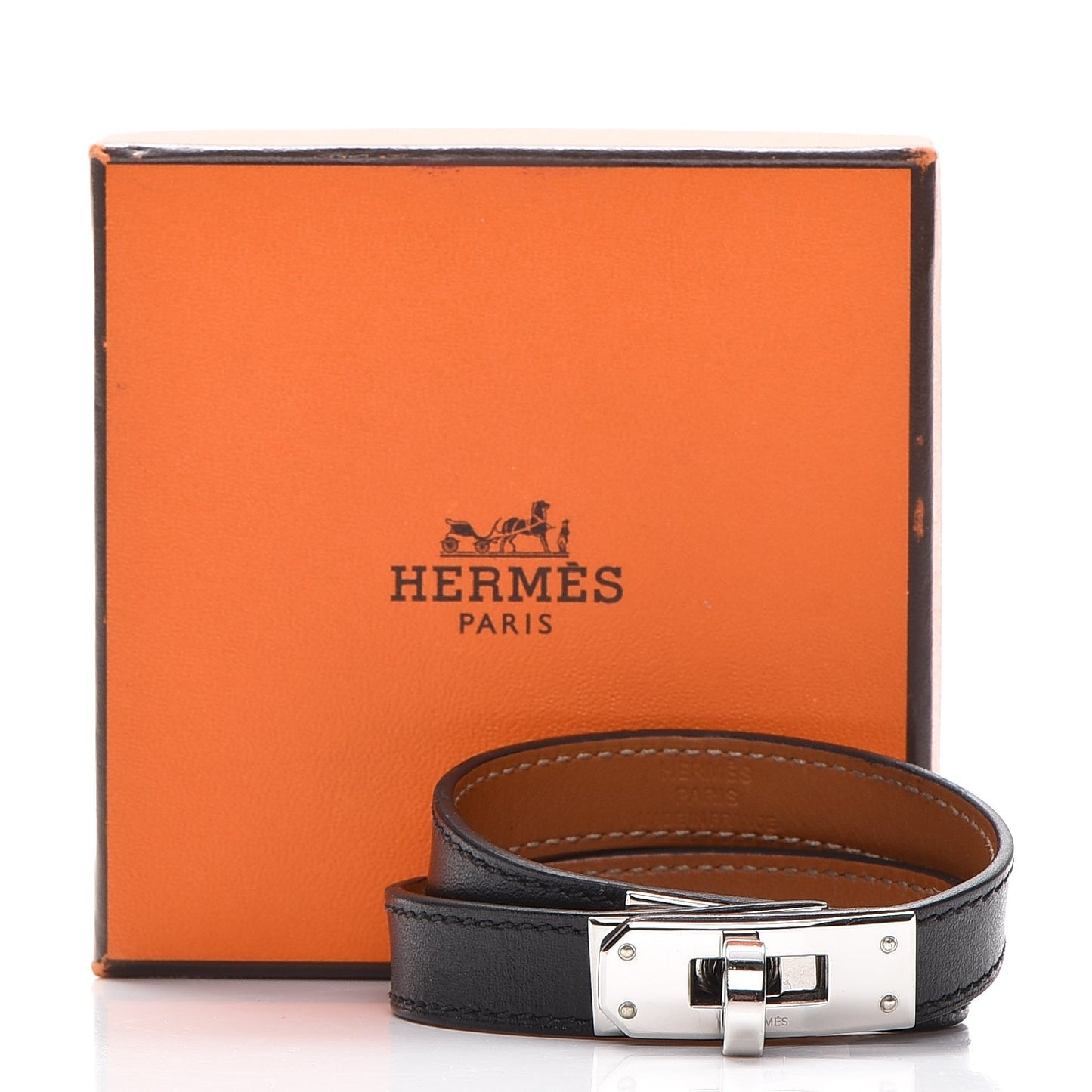 Swift Kelly Double Tour Bracelet S Black