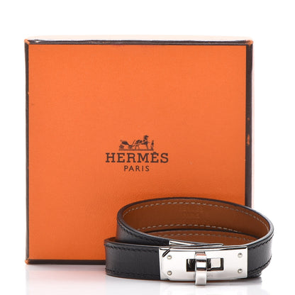 Hermes Swift Kelly Double Tour Bracelet S Black 6 of 6