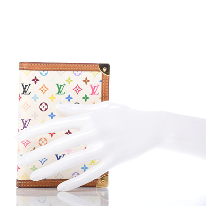 Louis Vuitton Monogram Multicolor Small Ring Agenda Cover White 2 of 6
