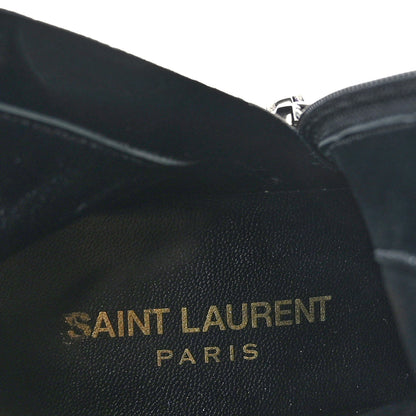 Saint Laurent Calfskin Betty 95 Ankle Boots 35 Black 8 of 9