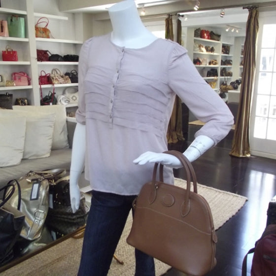 Leather Tote Brown
