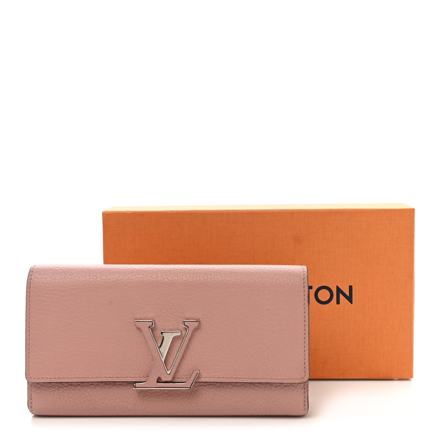 Taurillon Capucines Wallet Magnolia