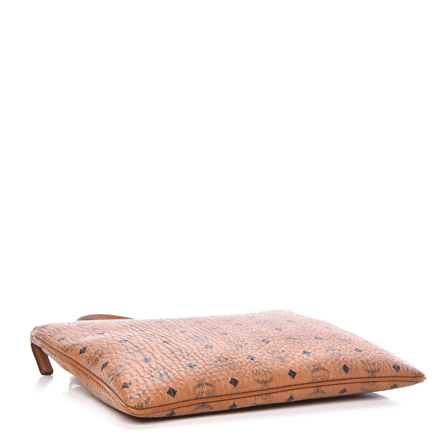 MCM Visetos Medium Crossbody Pouch Cognac 4 of 10