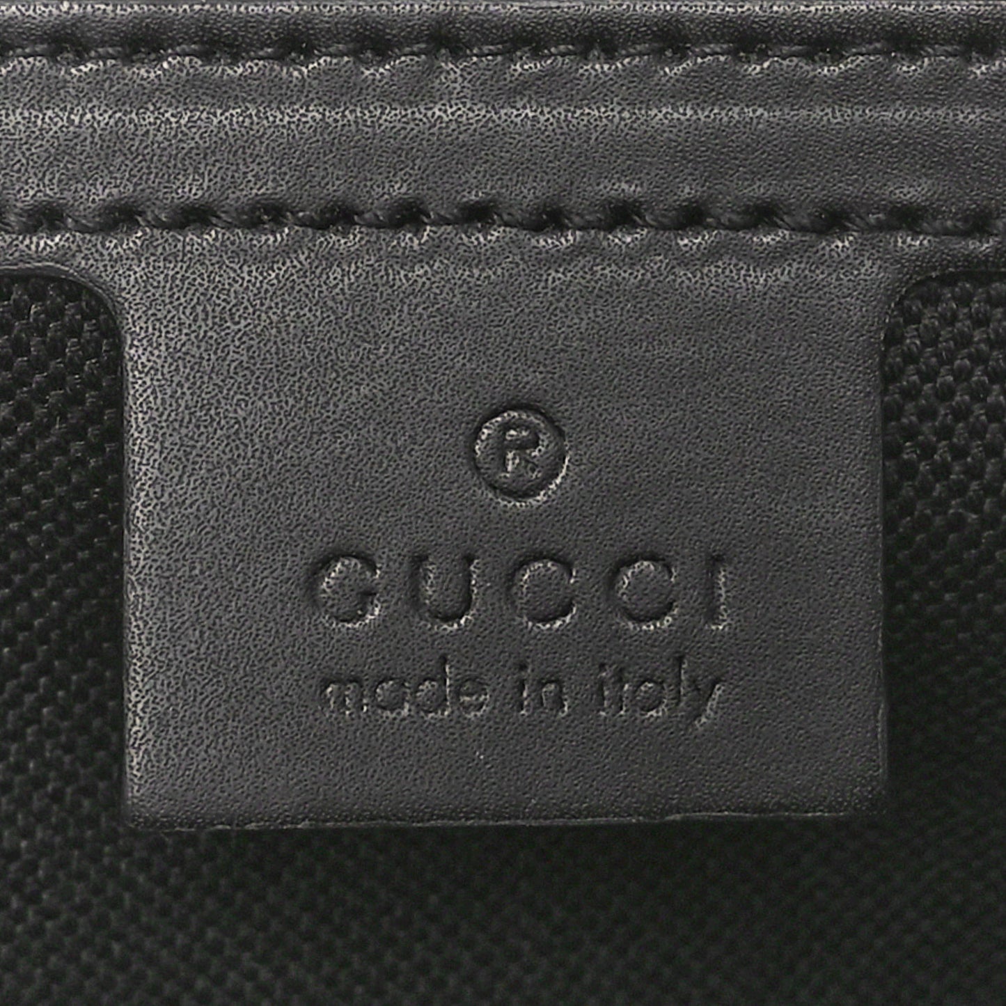 Soft GG Supreme Monogram Web Belt Bag Black Grey