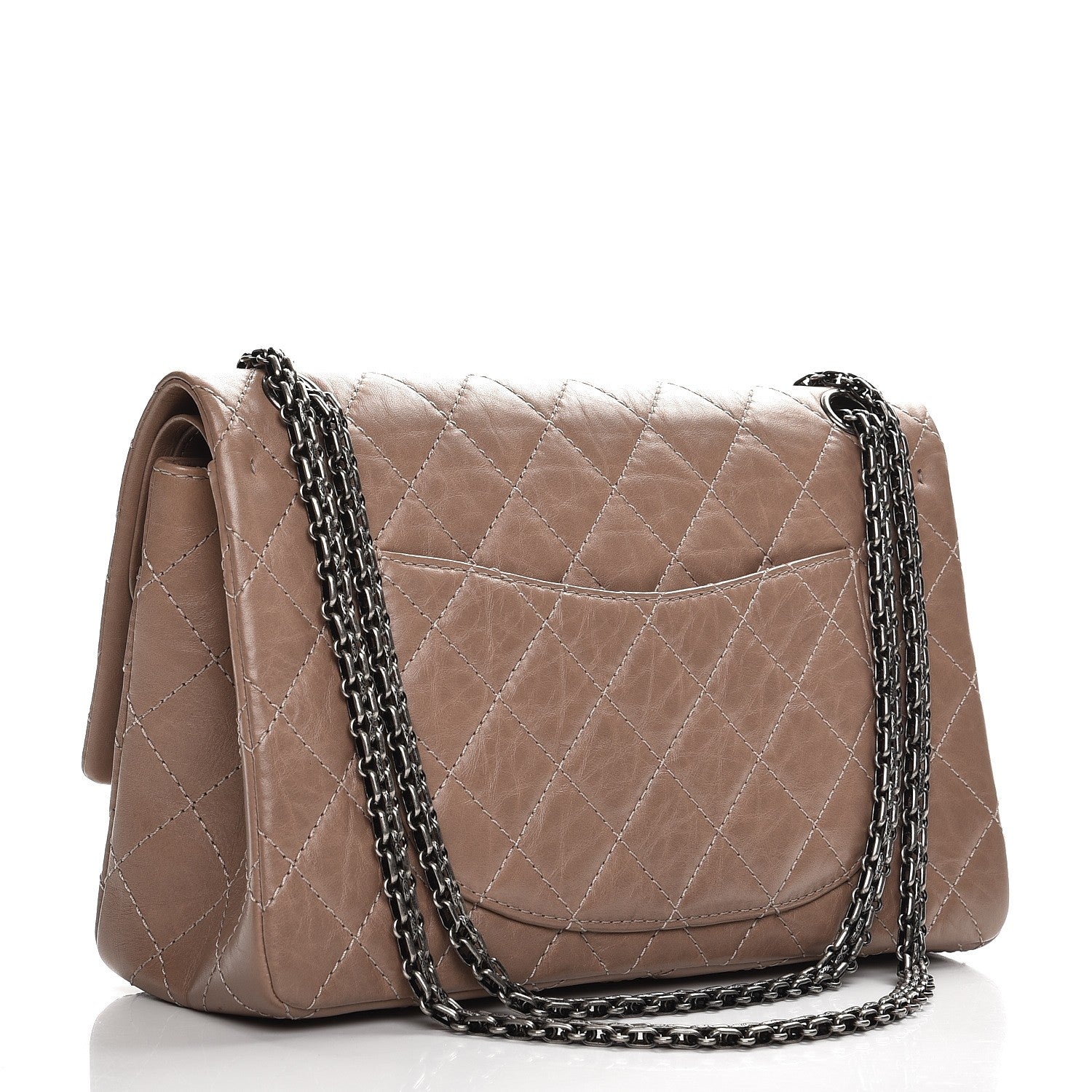 Chanel Aged Calfskin Quilted 2.55 Reissue 226 Flap Light Brown 4 of 12