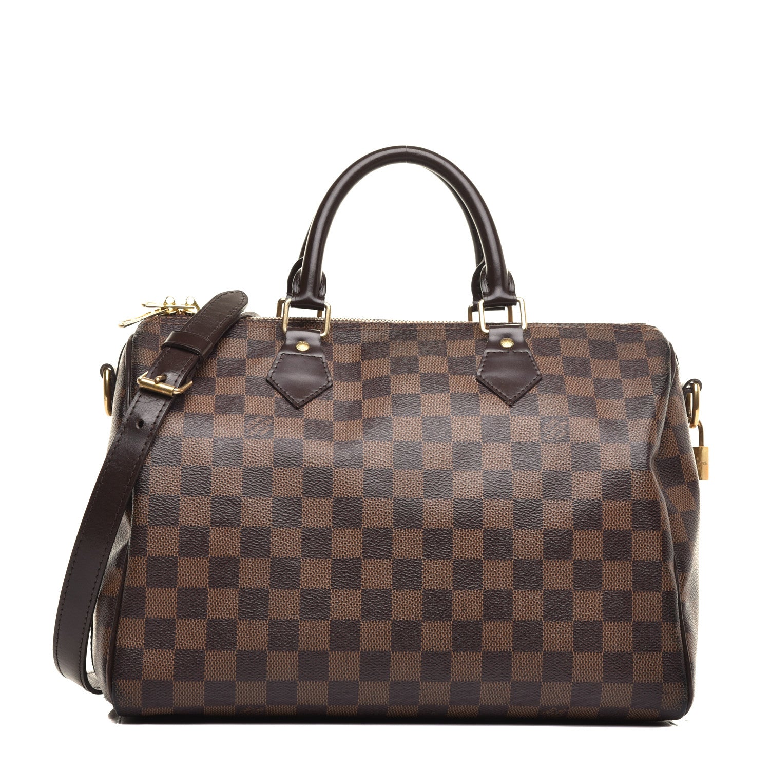 Louis Vuitton Damier Ebene Speedy Bandouliere 30 1 of 10