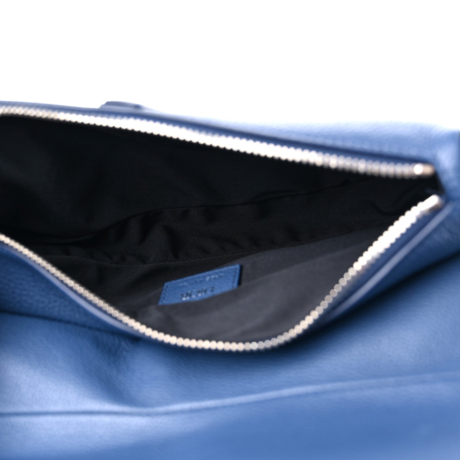 Christian Dior Calfskin Mens Saddle Bag Blue 5 of 8