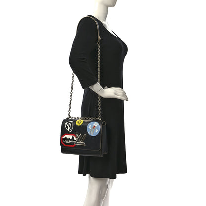 Louis Vuitton Epi World Tour Twist MM Black 2 of 12