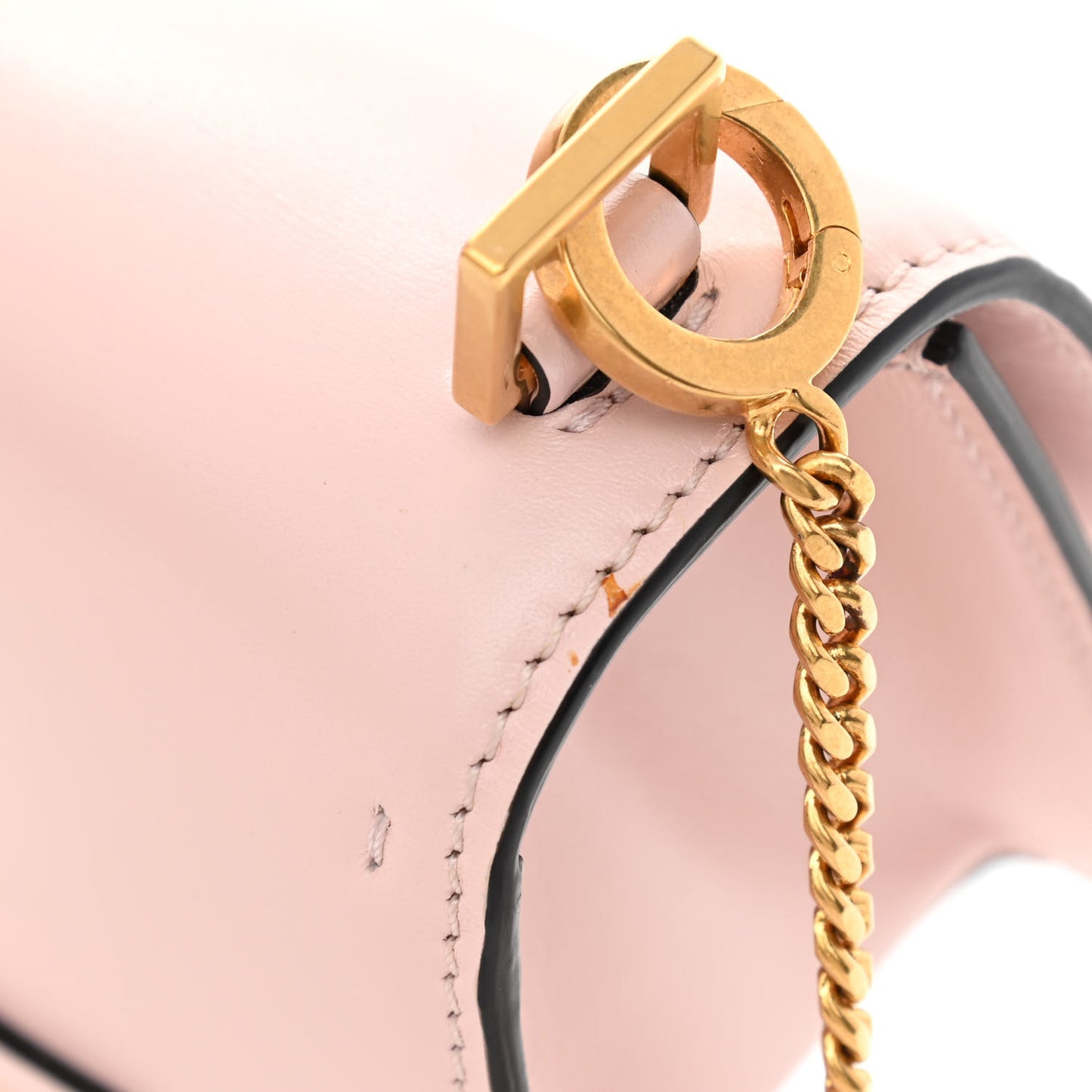 Smooth Calfskin Micro VSling Shoulder Bag Rose Quartz