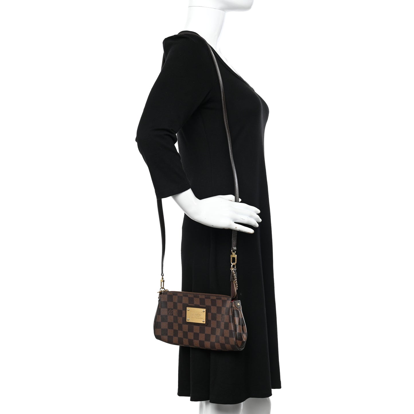 Damier Ebene Eva Clutch