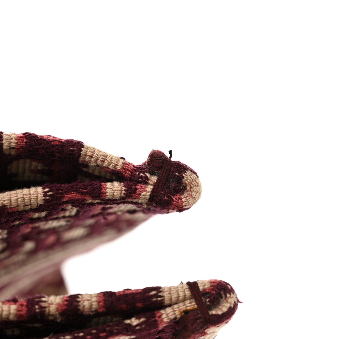 Oblique Medium Book Tote Burgundy Multicolor