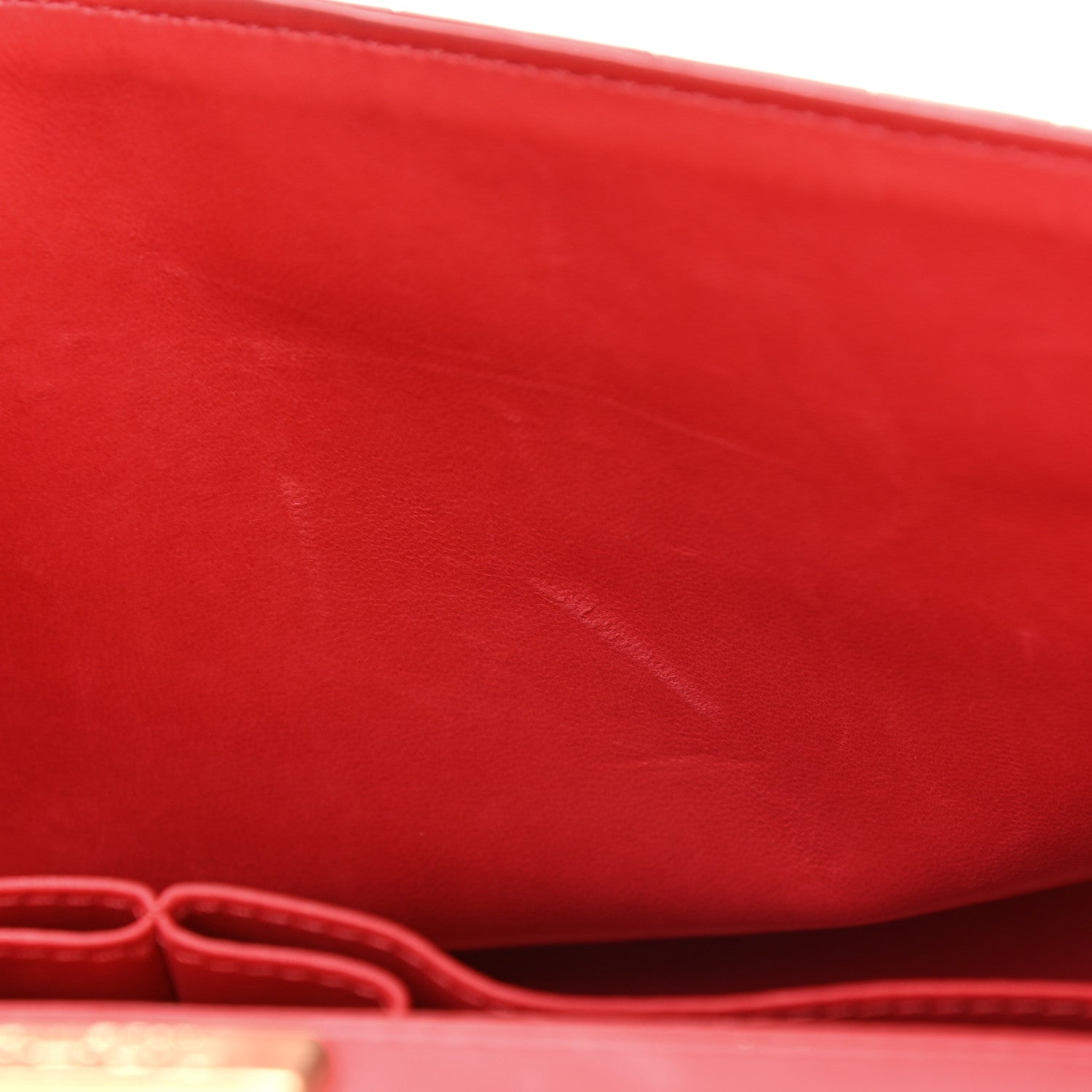 Chanel Alligator Jumbo Double Flap Red 8 of 11