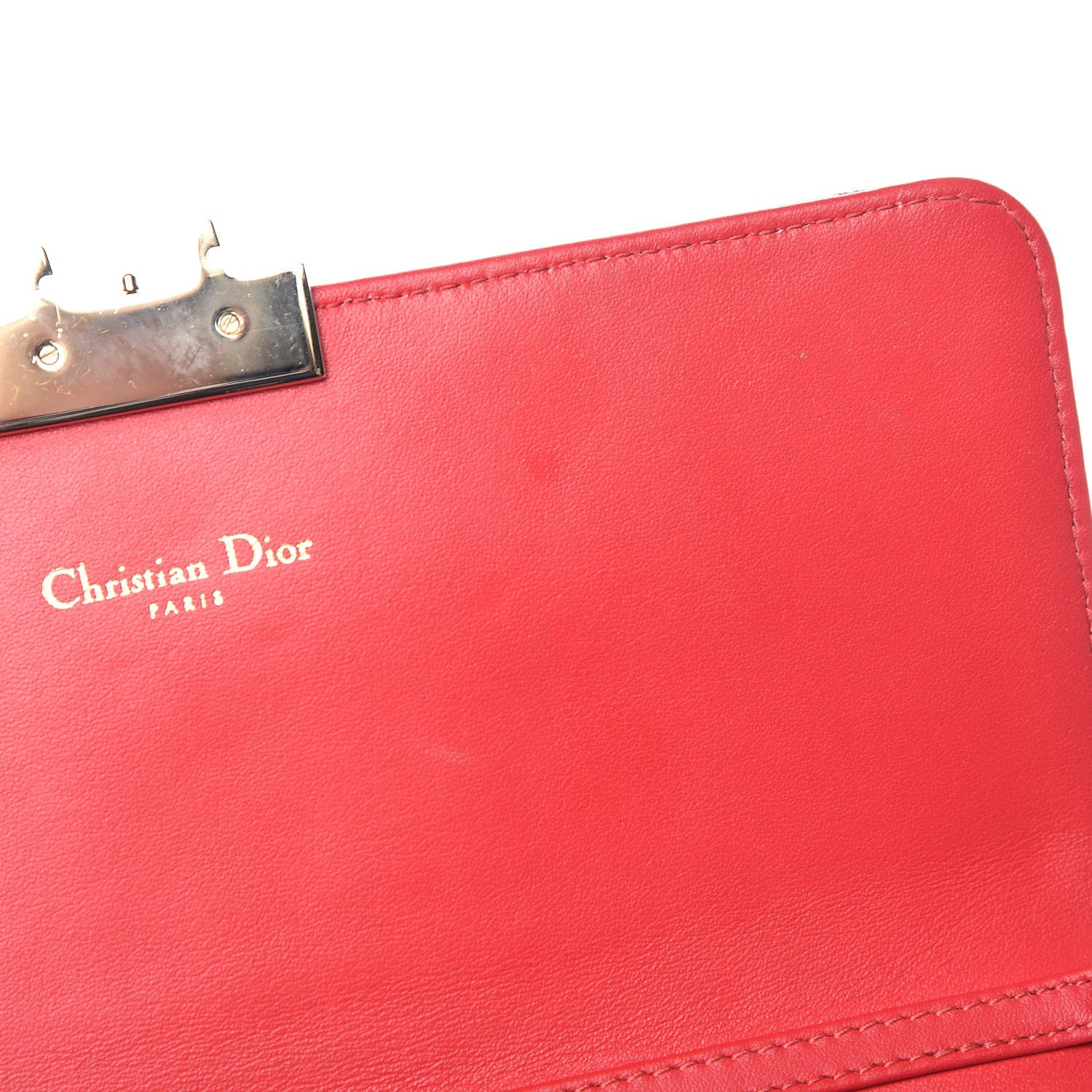 Christian Dior Patent Cannage Miss Dior Promenade Pouch Red 20 of 22