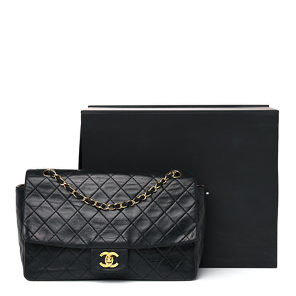 Chanel Lambskin Quilted Medium Single Flap Black 24 of 24