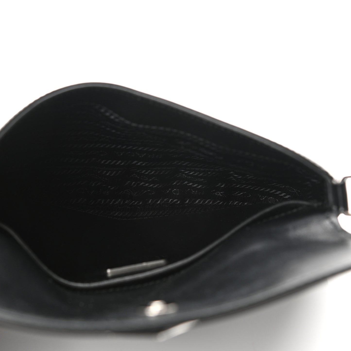 Spazzolato Cleo Flap Shoulder Bag Black