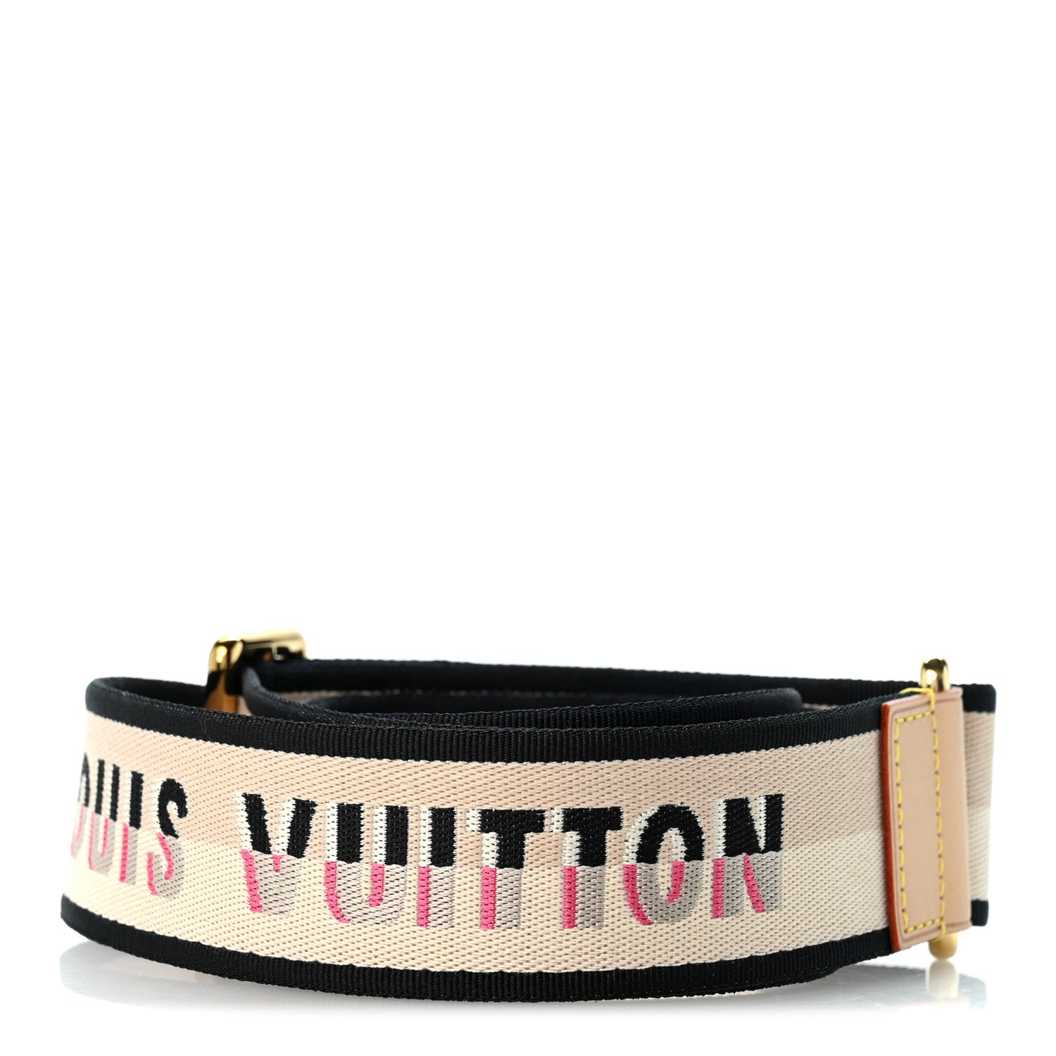 Louis Vuitton Jacquard Diane Shoulder Strap Black 2 of 4