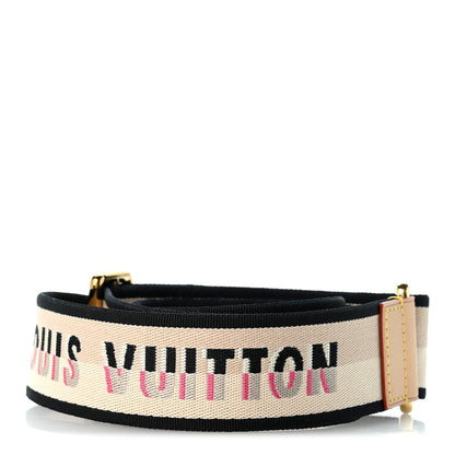 Louis Vuitton Jacquard Diane Shoulder Strap Black 2 of 4