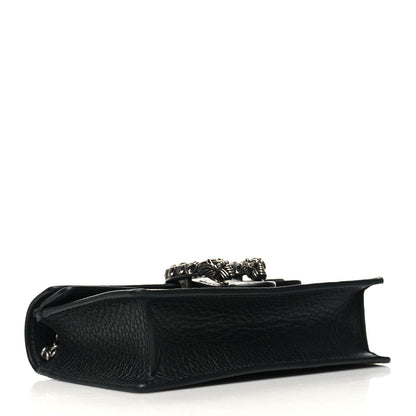 Gucci Calfskin Super Mini Dionysus Shoulder Bag Black 4 of 10