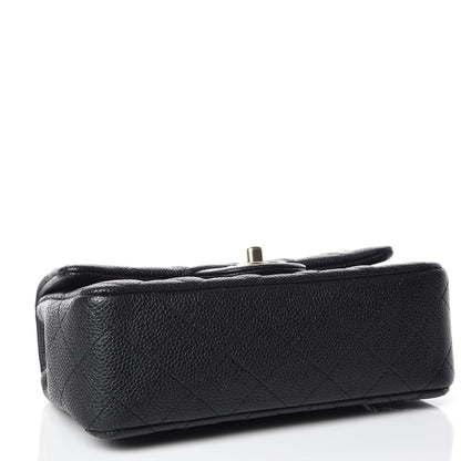 Chanel Caviar Quilted Mini Rectangular Flap Dark Charcoal 4 of 10