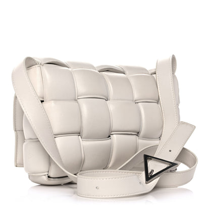 Bottega Veneta Nappa Maxi Intreccio Padded Cassette Crossbody Bag Chalk 3 of 14