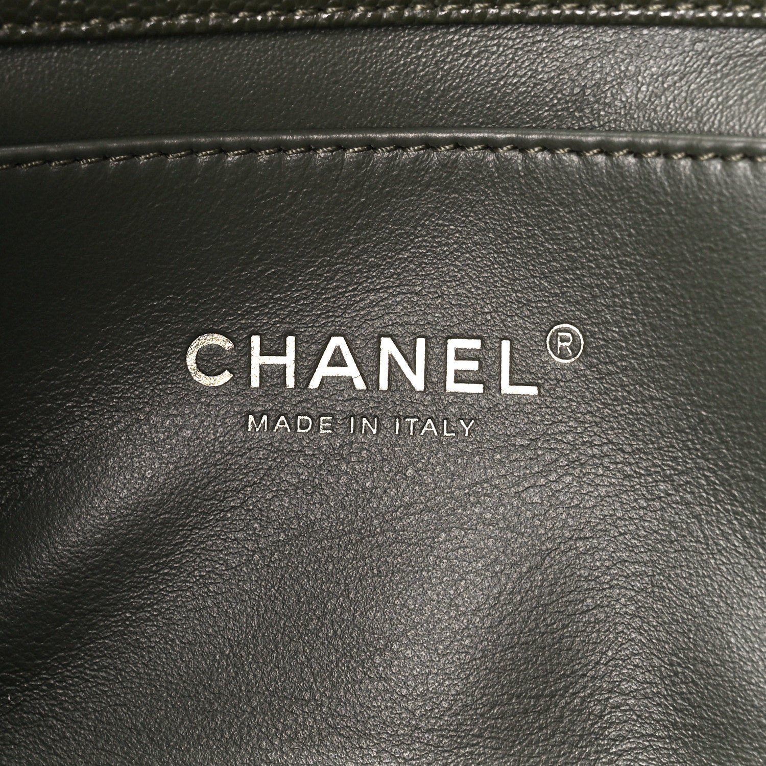 Chanel Caviar Quilted Mini Coco First Flap Khaki 6 of 10