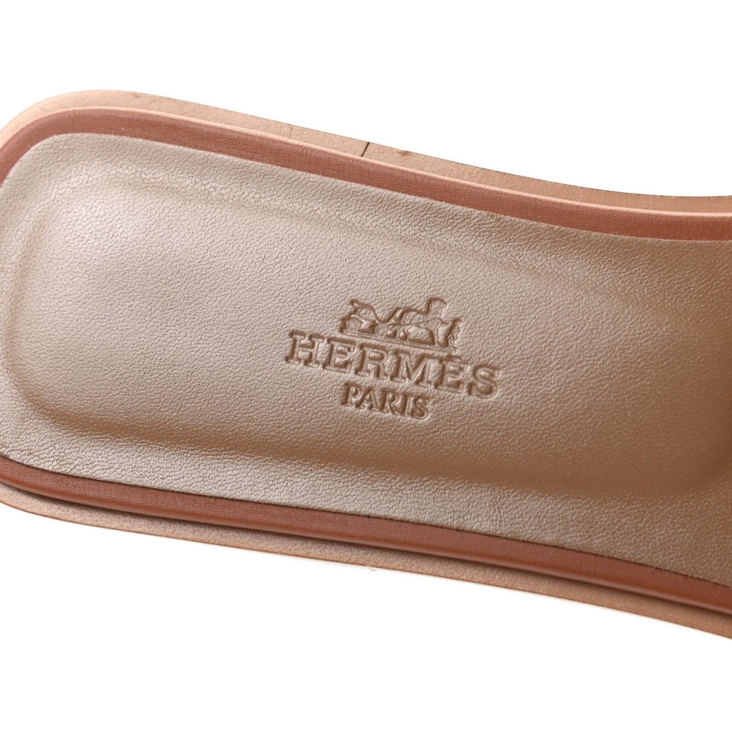 Box Calfskin Oran Sandals 38 Gold