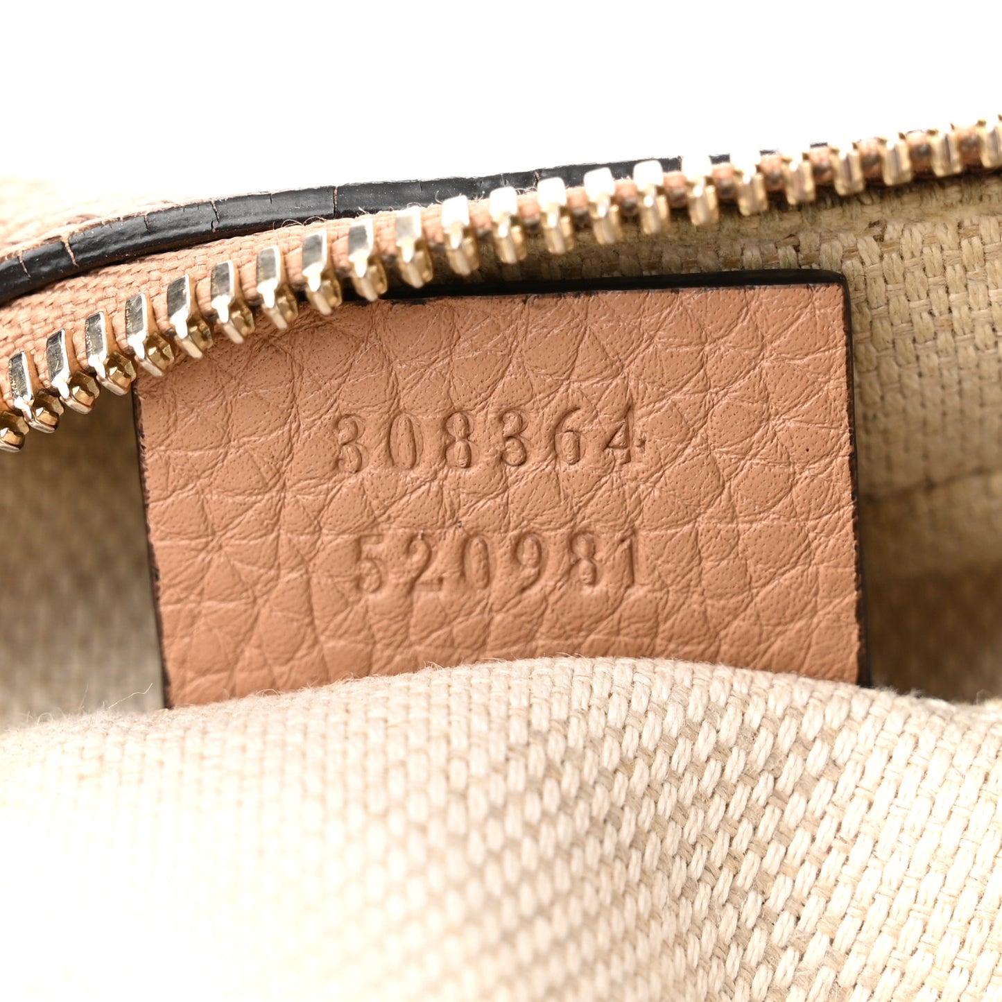 Pebbled Calfskin Small Soho Disco Bag Rose Beige