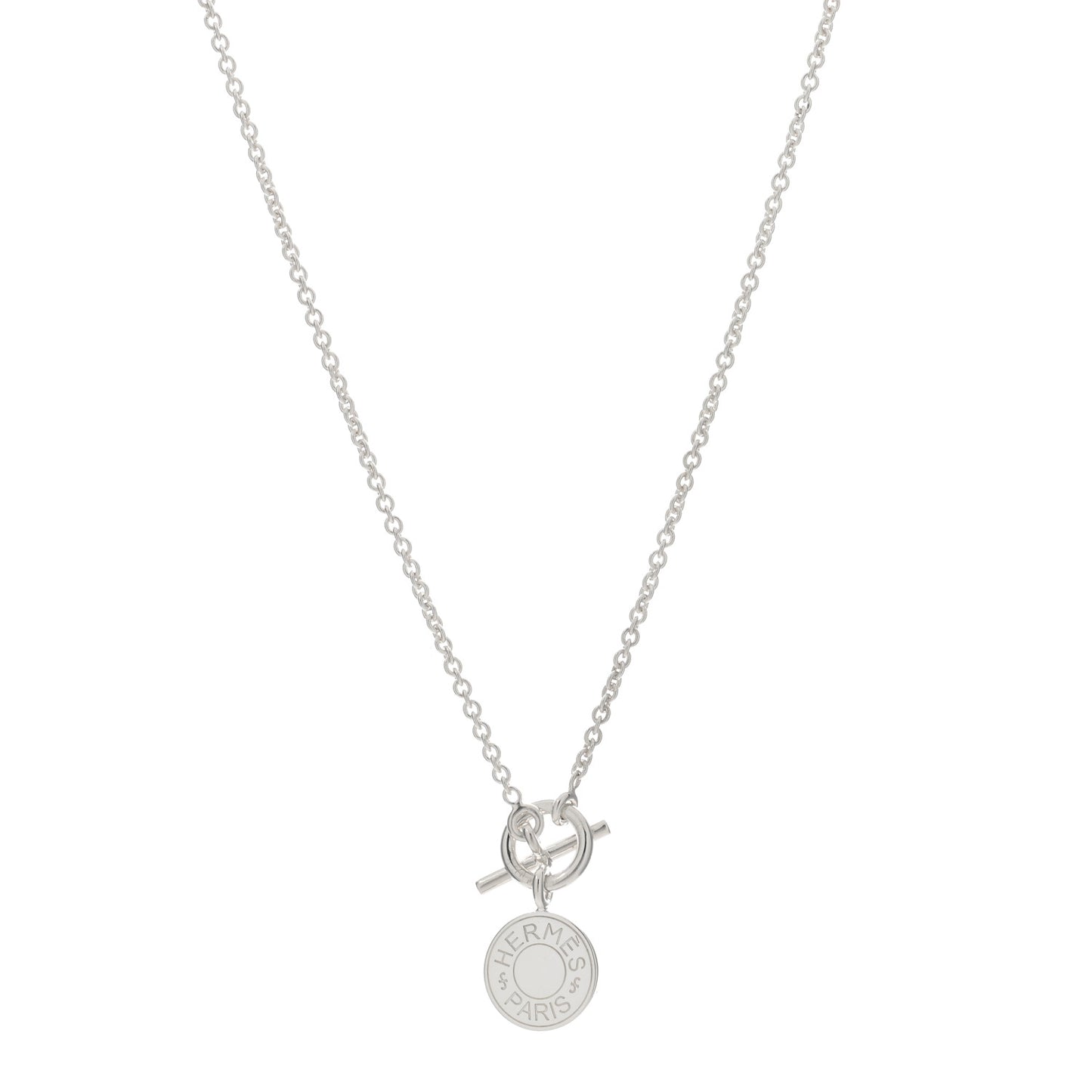 Sterling Silver Amulettes H Confettis Pendant Necklace