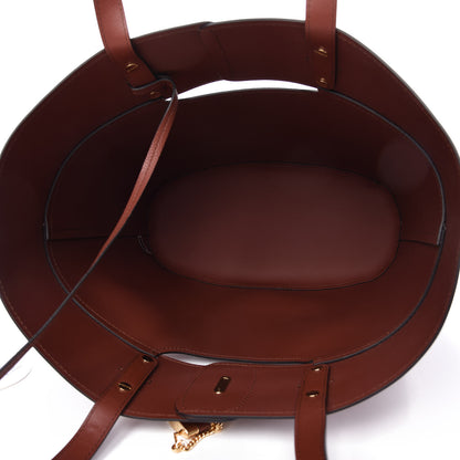 Chloe Smooth Grained Calfskin Medium Aby Tote Sepia Brown 5 of 11