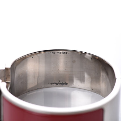 Hermes Enamel Wide Clic Clac H Bracelet PM Red 5 of 5