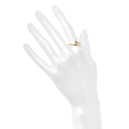 Cartier 18K Yellow Gold Small Juste Un Clou Ring 56 7.5 2 of 4