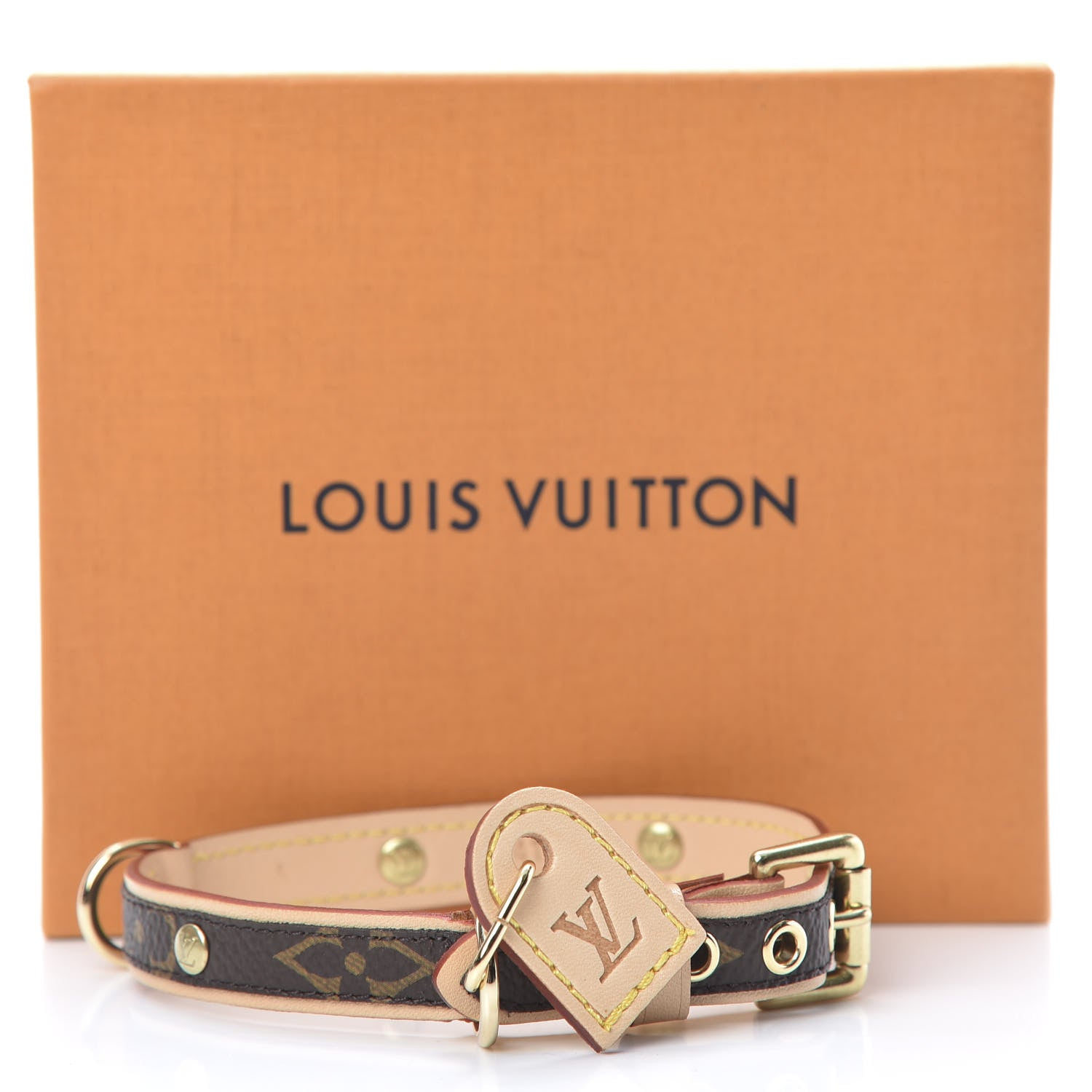 Louis Vuitton Monogram Baxter Dog Collar PM 7 of 7