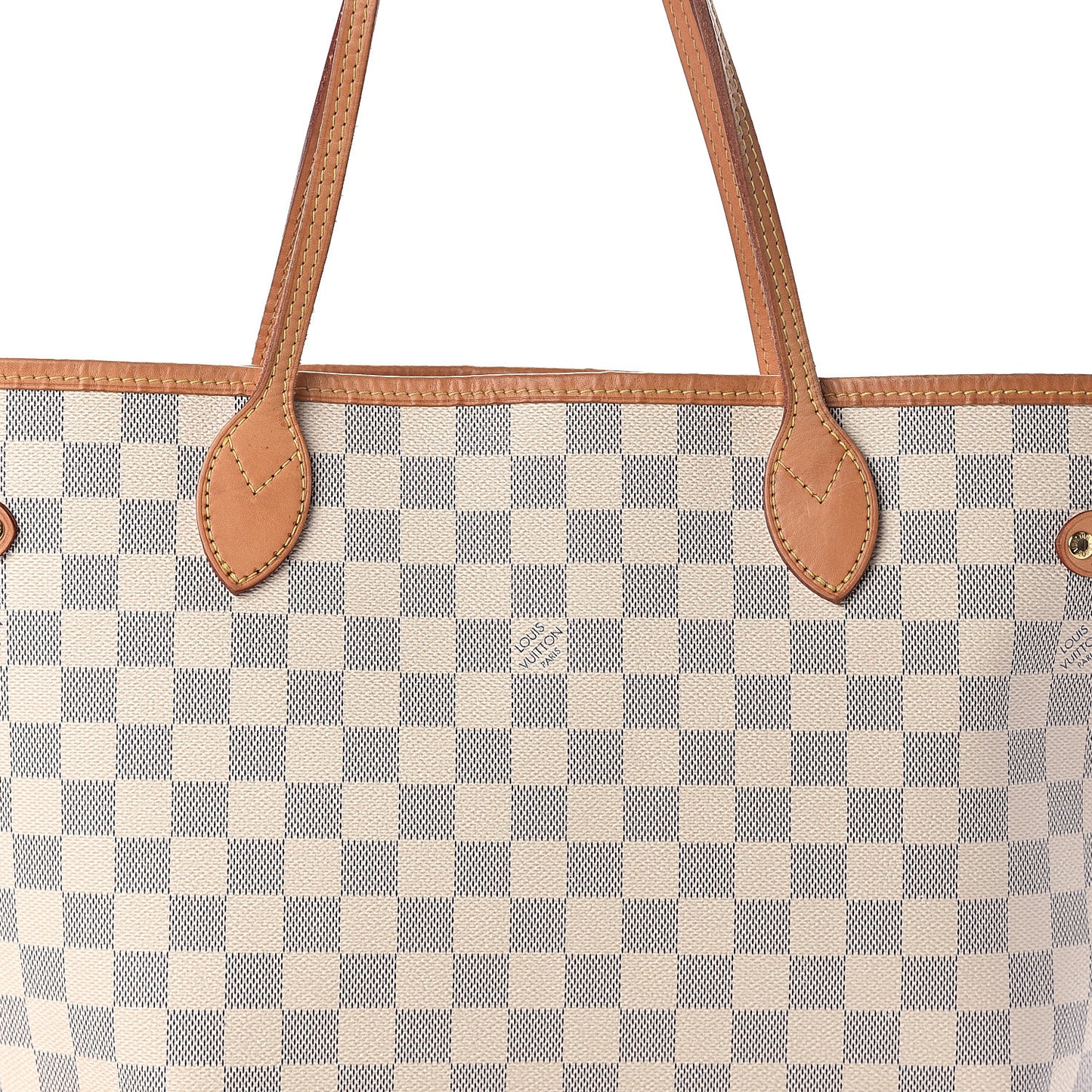 Damier Azur Neo Neverfull MM Rose Ballerine