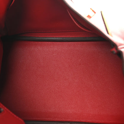 Hermes Swift Birkin 25 Rouge Casaque 5 of 10