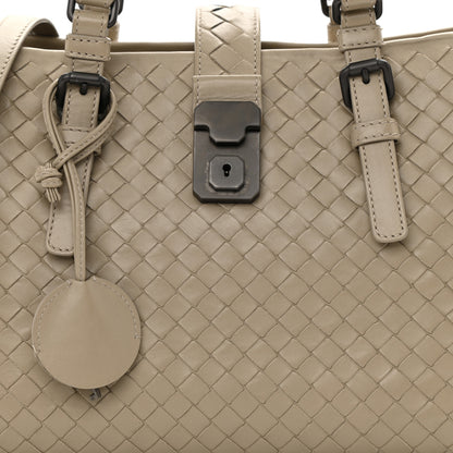 Bottega Veneta Light Calf Intrecciato Small Roma New Sand 8 of 10