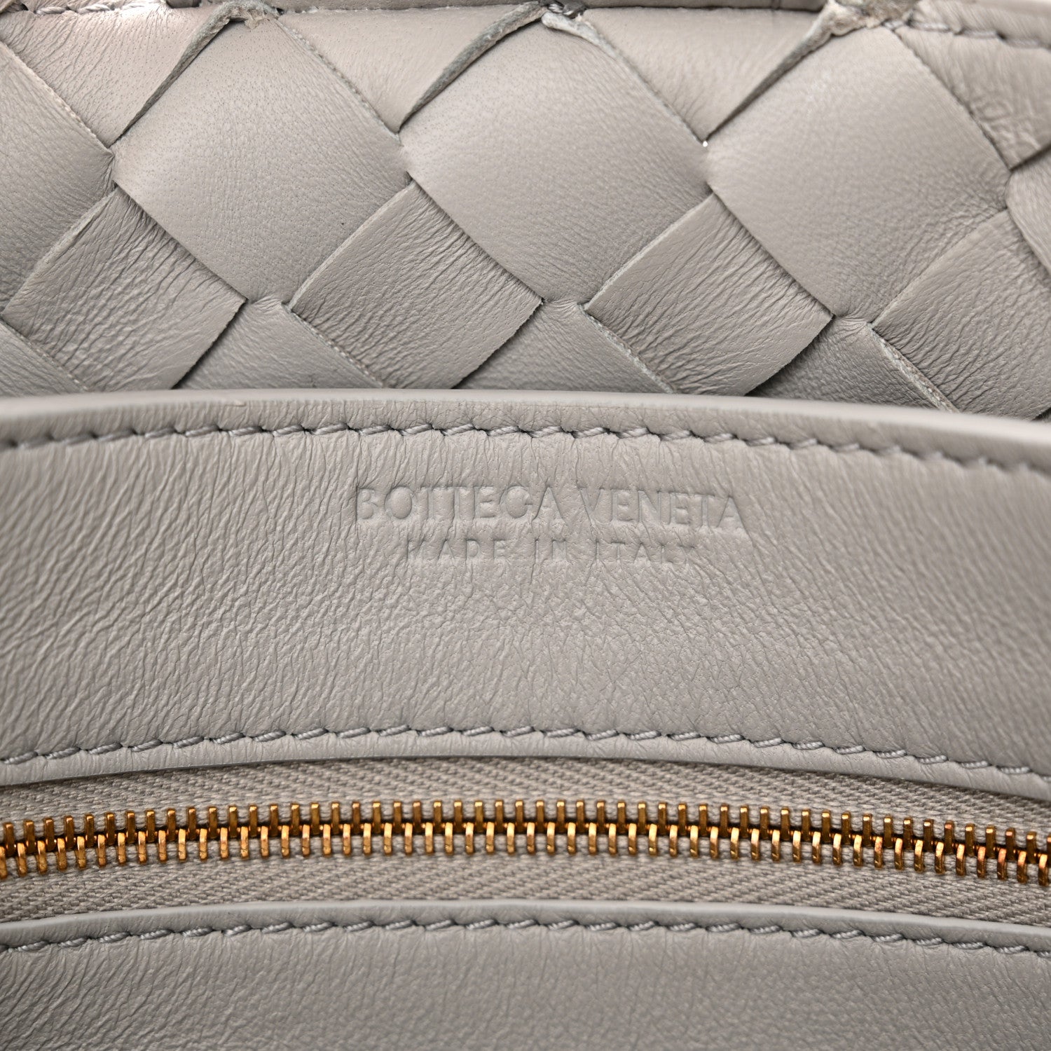 Bottega Veneta Nappa Intrecciato Small Andiamo Shoulder Bag Sterling 6 of 9