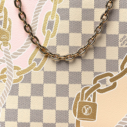 Louis Vuitton Damier Azur Nautical Toiletry Pouch On Chain 7 of 9